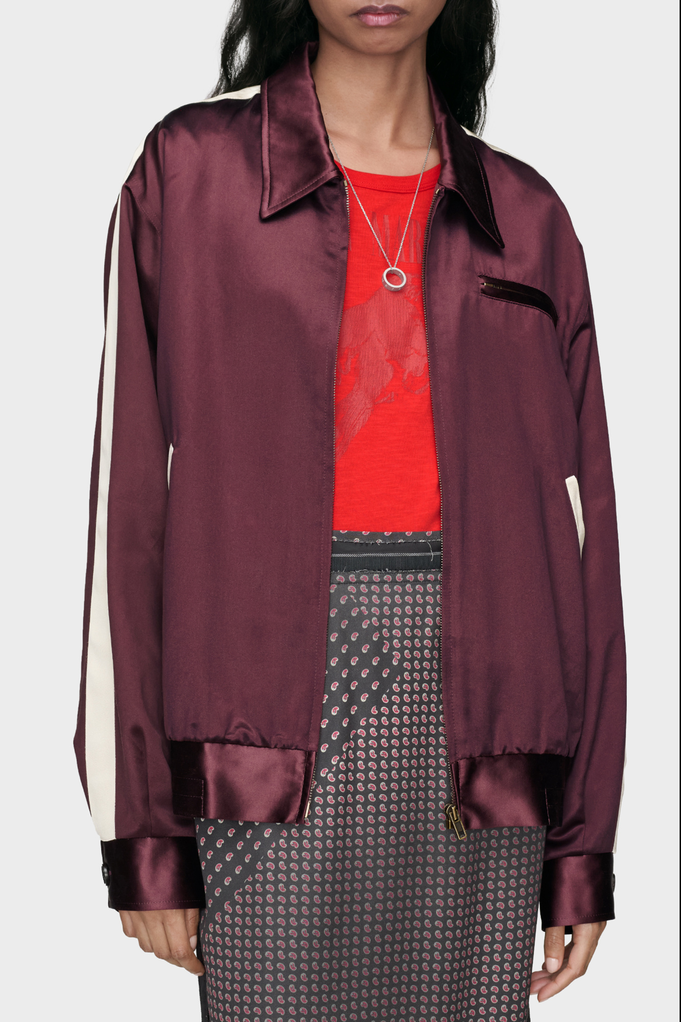 Maison Margiela Satin jacket | Women's | Vitkac
